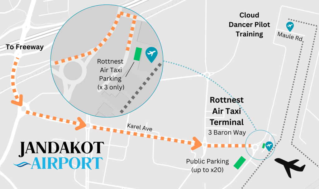 Jandakot Airport map