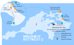Map of Rottnest Island