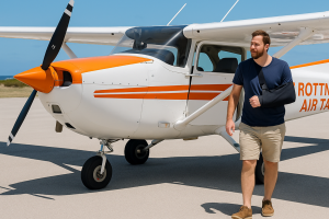 Medical air evacuation Rottnest Island