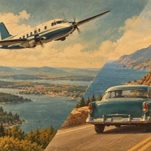 Regional Flight Versus Road Travel Compared